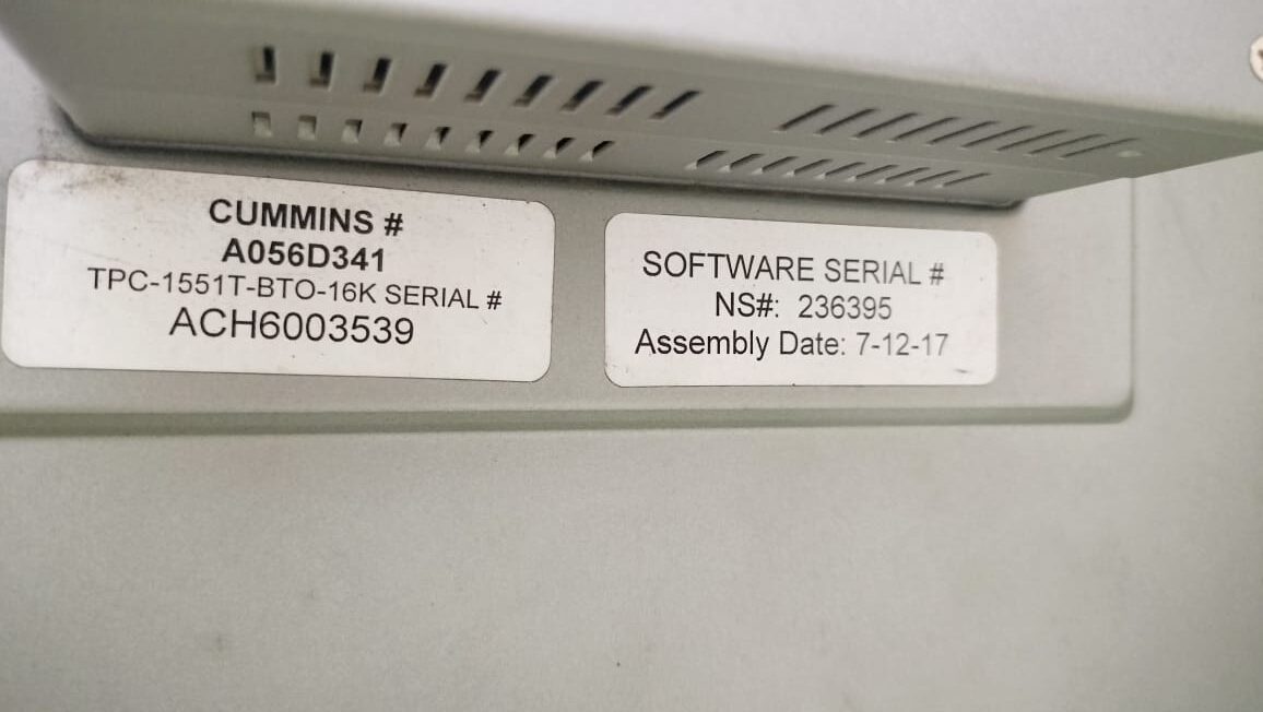 Cummins Screen Display A056D341 - Image 3