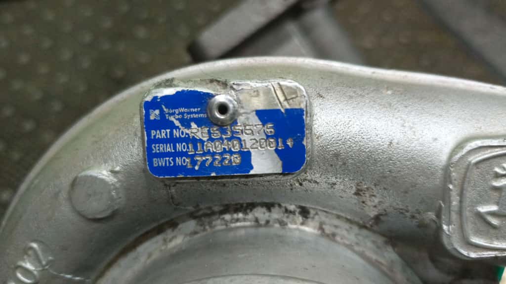 John Deere Turbocharger RE535676 - Image 4